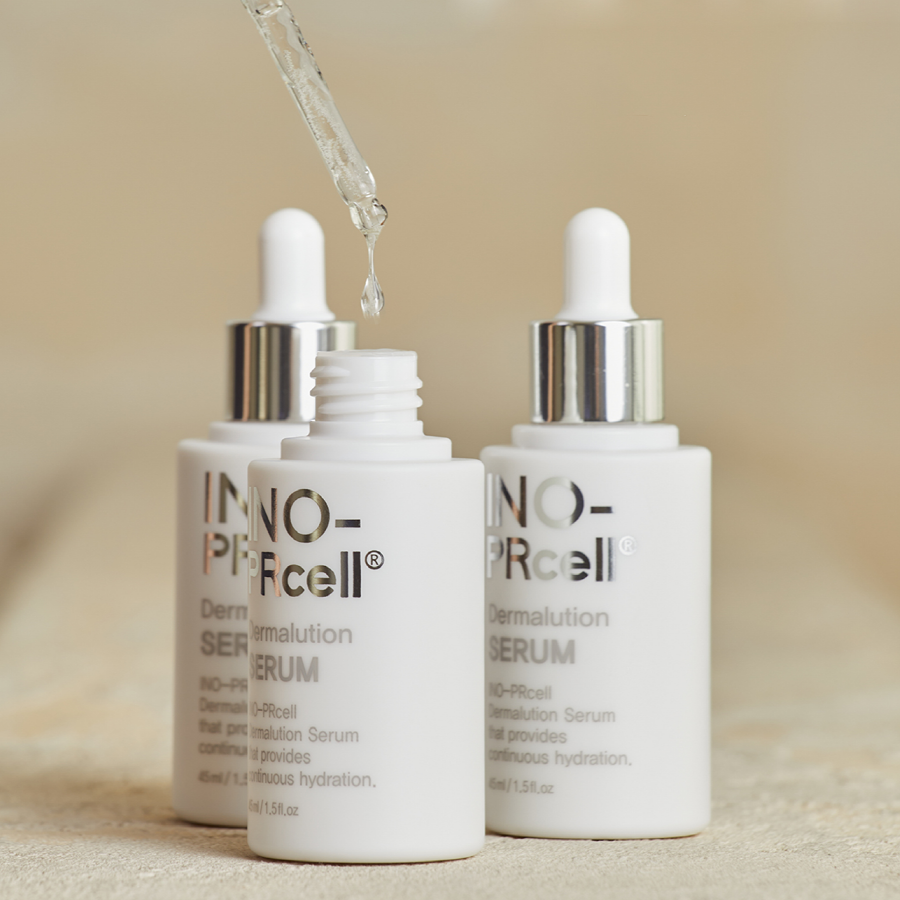 이노피알셀 스킨케어 세트 :; INO Prcell Dermalution BOOSTER+SERUM+CREAM :; 국제화장품성분사전에 공식 등재된 산화질소수(Nitric Oxide Water) 함유 :; 유효성분의 빠른 흡수, 깊은 수분감, 항균+살균